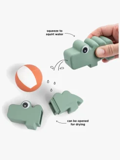 Vandlegetøj-DoneByDeer Done By Deer Badelegetøj, Croco Green Grøn/Orange