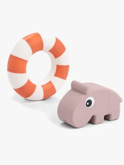 Vandlegetøj-DoneByDeer Done By Deer Badelegetøj, Ozzo Powder Lyserød/Orange