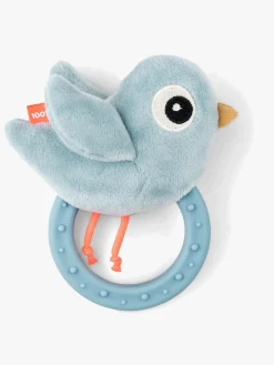 Babylegetøj-DoneByDeer Done By Deer Birdee Rangle, Blå Blå