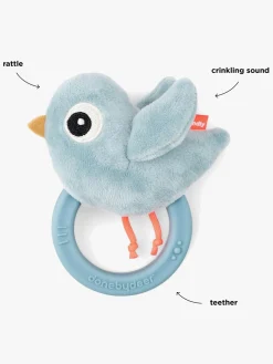 Babylegetøj-DoneByDeer Done By Deer Birdee Rangle, Blå Blå