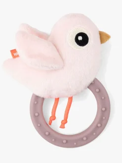 Babylegetøj-DoneByDeer Done By Deer Birdee Rangle, Powder Lyserød