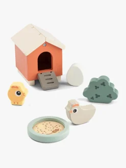 Legetøjsfigurer-DoneByDeer Done By Deer Bondegård Legesæt Kylling