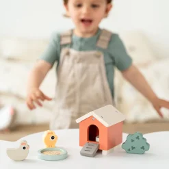 Legetøjsfigurer-DoneByDeer Done By Deer Bondegård Legesæt Kylling