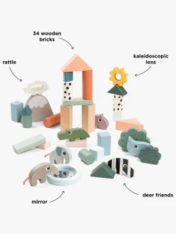 Legetøj Til Børn På 0-10 År|Babylegetøj-DoneByDeer Done By Deer Byggeklodser 34 Stk.