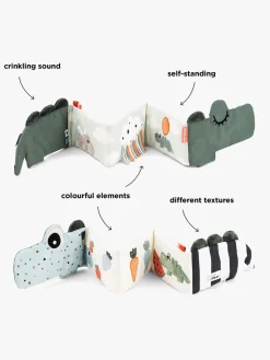 Babylegetøj-DoneByDeer Done By Deer Croco Ativitetsbog, Grøn