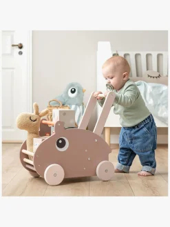 Babylegetøj-DoneByDeer Done By Deer Gåvogn Ozzo, Pudderrosa