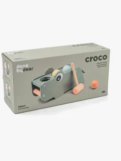 Babylegetøj-DoneByDeer Done By Deer Hammerbræt Croco, Grøn