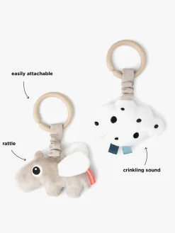 Babylegetøj-DoneByDeer Done By Deer Happy Clouds Aktivitetslegetøj, Sandfarvet