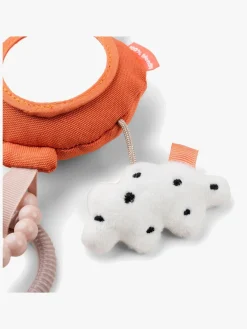 Babylegetøj-DoneByDeer Done By Deer Happy Clouds Aktivitetslegetøj, Papaya Orange