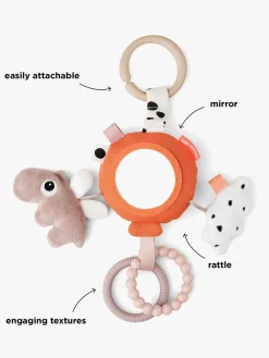 Babylegetøj-DoneByDeer Done By Deer Happy Clouds Aktivitetslegetøj, Papaya Orange