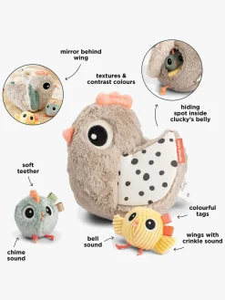 Babylegetøj-DoneByDeer Done By Deer Hide & Seek Clucky Aktivitetslegetøj, Sand