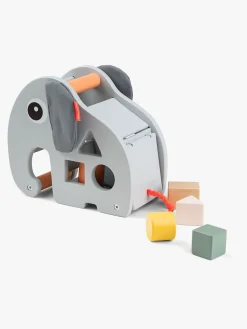 Trælegetøj-DoneByDeer Done By Deer Puttekasse Elphee, Grå