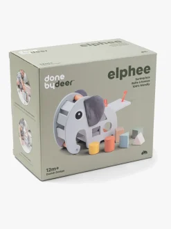 Trælegetøj-DoneByDeer Done By Deer Puttekasse Elphee, Grå