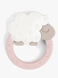 Babylegetøj-DoneByDeer Done By Deer Teether Bidelegetøj, Powder Lyserød/Hvid