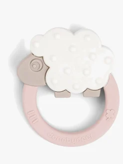 Babylegetøj-DoneByDeer Done By Deer Teether Bidelegetøj, Powder Lyserød/Hvid