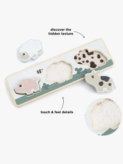 Spil & Puslespil-DoneByDeer Done By Deer Tiny Farm Sensorisk Puslespil