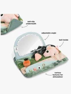 Babylegetøj-DoneByDeer Done By Deer Tiny Farm Tummy Time Mirror Aktivitetslegetøj