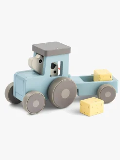 Legetøjsbiler & -Fartøjer-DoneByDeer Done By Deer Traktor, Blå