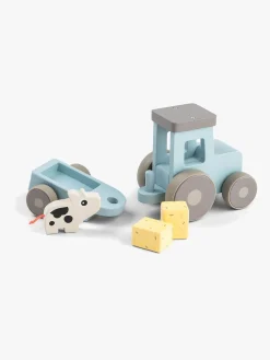 Legetøjsbiler & -Fartøjer-DoneByDeer Done By Deer Traktor, Blå