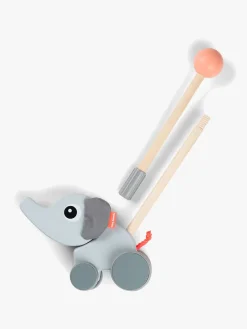 Trælegetøj-DoneByDeer Done By Deer Træklegetøj Elphee, Grå