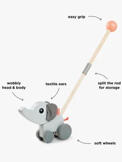 Trælegetøj-DoneByDeer Done By Deer Træklegetøj Elphee, Grå