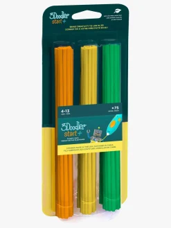 Kreativt Legetøj-3Doodler START Mix 75-Pack Blyant, Orange/Gul/Grøn