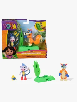 Legetøjsfigurer-DoraTheExplorer Dora The Explorer Eventyrspakke Boots & Swiper