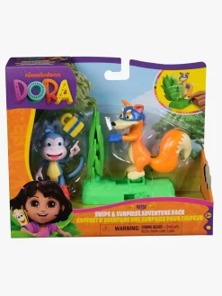 Legetøjsfigurer-DoraTheExplorer Dora The Explorer Eventyrspakke Boots & Swiper