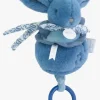 Babylegetøj-DoudouetCompagnie DouDou Bunny Spilledåse, Blue