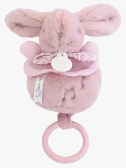 Babylegetøj-DoudouetCompagnie DouDou Bunny Spilledåse, Pink