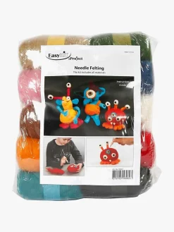 Kreativt Legetøj-EasyKit Nålefiltning Startsæt Blandede Farver