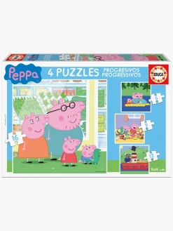 Spil & Puslespil-Educa Gurli Gris Puslespil 4-i-1