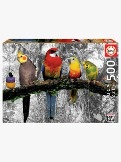 Spil & Puslespil-Educa Puslespil Birds On The Jungle 500 Brikker