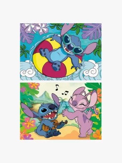 Spil & Puslespil-Educa Stitch Puslespil 2x100 Brikker