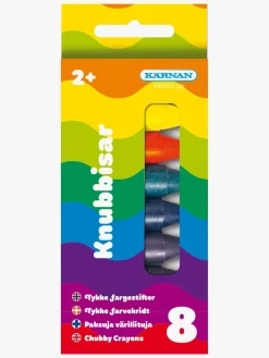 Kreativt Legetøj-Krnan Egmont Kärnan Kridt Knubbisar 8 stk