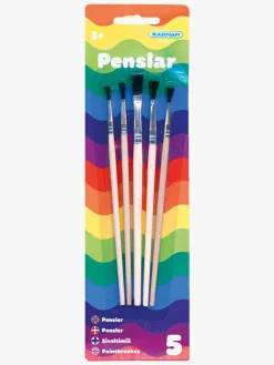 Kreativt Legetøj-Krnan Egmont Kärnan Pensler 5 stk