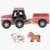 Legetøjsbiler & -Fartøjer-EgmontToys Egmont Toys Traktor med Anhænger