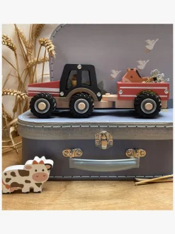 Legetøjsbiler & -Fartøjer-EgmontToys Egmont Toys Traktor med Anhænger