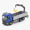 Udelegetøj|Legetøjsbiler & -Fartøjer-Emek Kranbil Scania, Blå