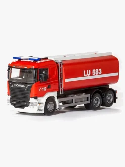 Legetøjsbiler & -Fartøjer-Emek Scania Brandbil