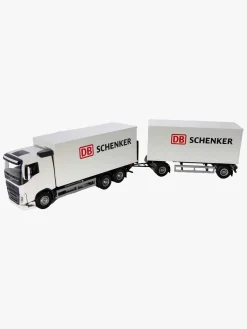 Legetøjsbiler & -Fartøjer-Emek Volvo Schenker Distributionslastbil med Anhænger