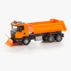 Legetøjsbiler & -Fartøjer-Emek Volvo Tipbil med Plov, Orange