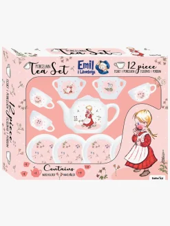 Rolleleg-EmilILonneberga Emil fra Lønneberg Tesæt Porcelæn Ida 12 Dele