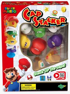 Spil & Puslespil-SuperMario EPOCH Games Super Mario Cap Stacker Spil