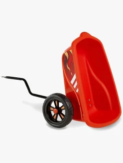 Pedal- & Gåbiler-EXIT Pedalbil Foxy Gokart Fire Anhænger Rød