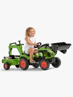 Pedal- & Gåbiler-Falk Claas Arion 410 Rendegraver med Trailer