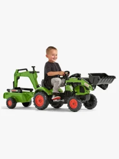 Pedal- & Gåbiler-Falk Claas Arion 410 Rendegraver med Trailer