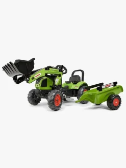 Pedal- & Gåbiler-Falk Claas Arion 410 Skovl med Trailer