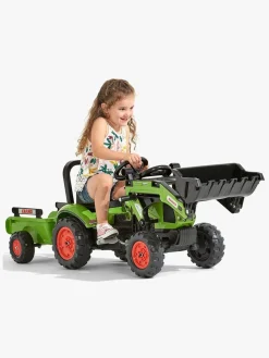 Pedal- & Gåbiler-Falk Claas Arion 410 Skovl med Trailer