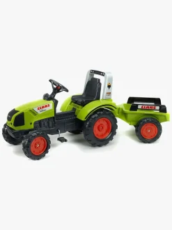 Pedal- & Gåbiler-Falk Claas Arion 430 Traktor med Trailer